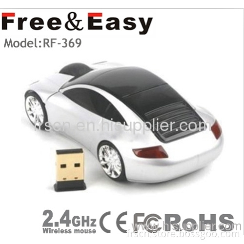 Porsche Car Shape Wireless Computer Mini Mouse 